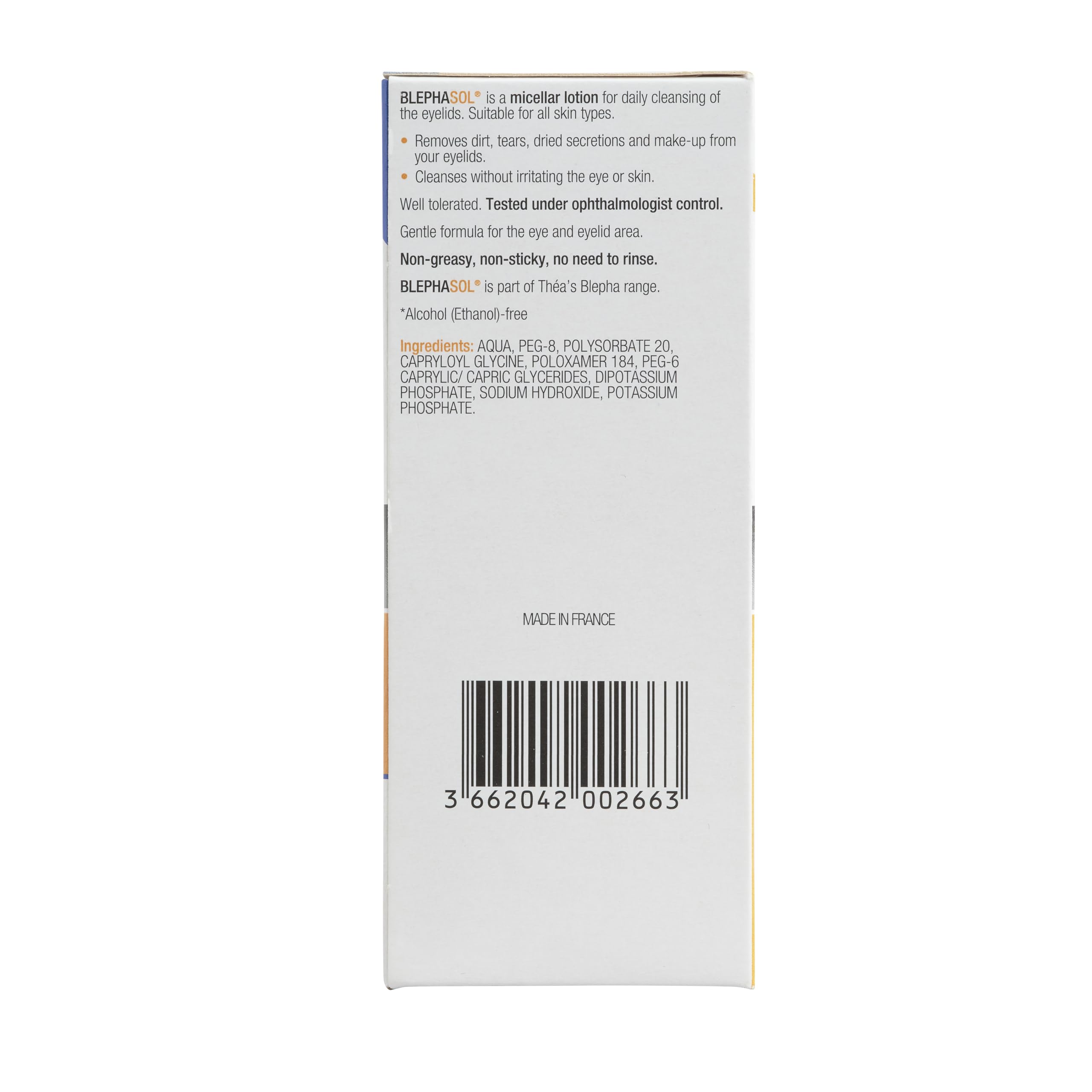 Blephasol Duo 100ml Eyelid Cleansing Micellar Lotion – 100 Pads | Preservatives Free | For Sensitive Eyes