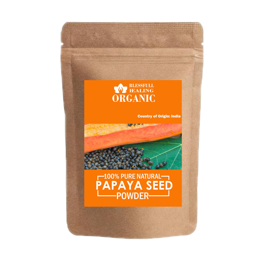 Blessfull Healing Organic Papaya Seed Powder - 200g | 100% Pure & Natural