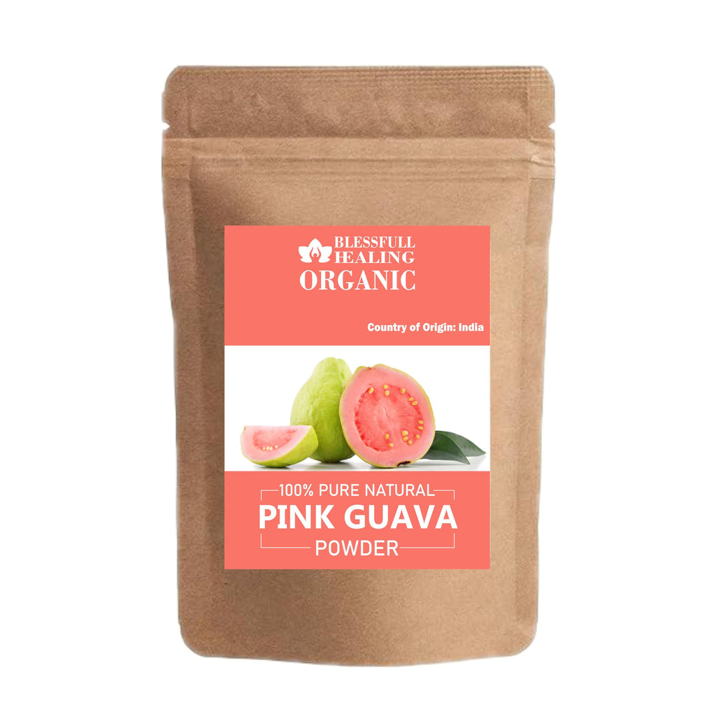 Blessfull Healing Organic Pink Guava Powder – 100% Pure & Natural, 100 g (3.52 oz)