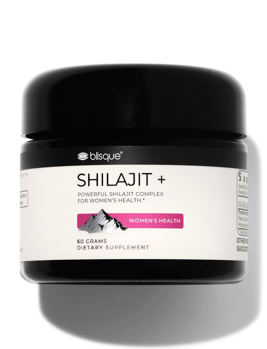 Blisque Shilajit Resin - Organic Himalayan Supplement for Women’s Health | 60g