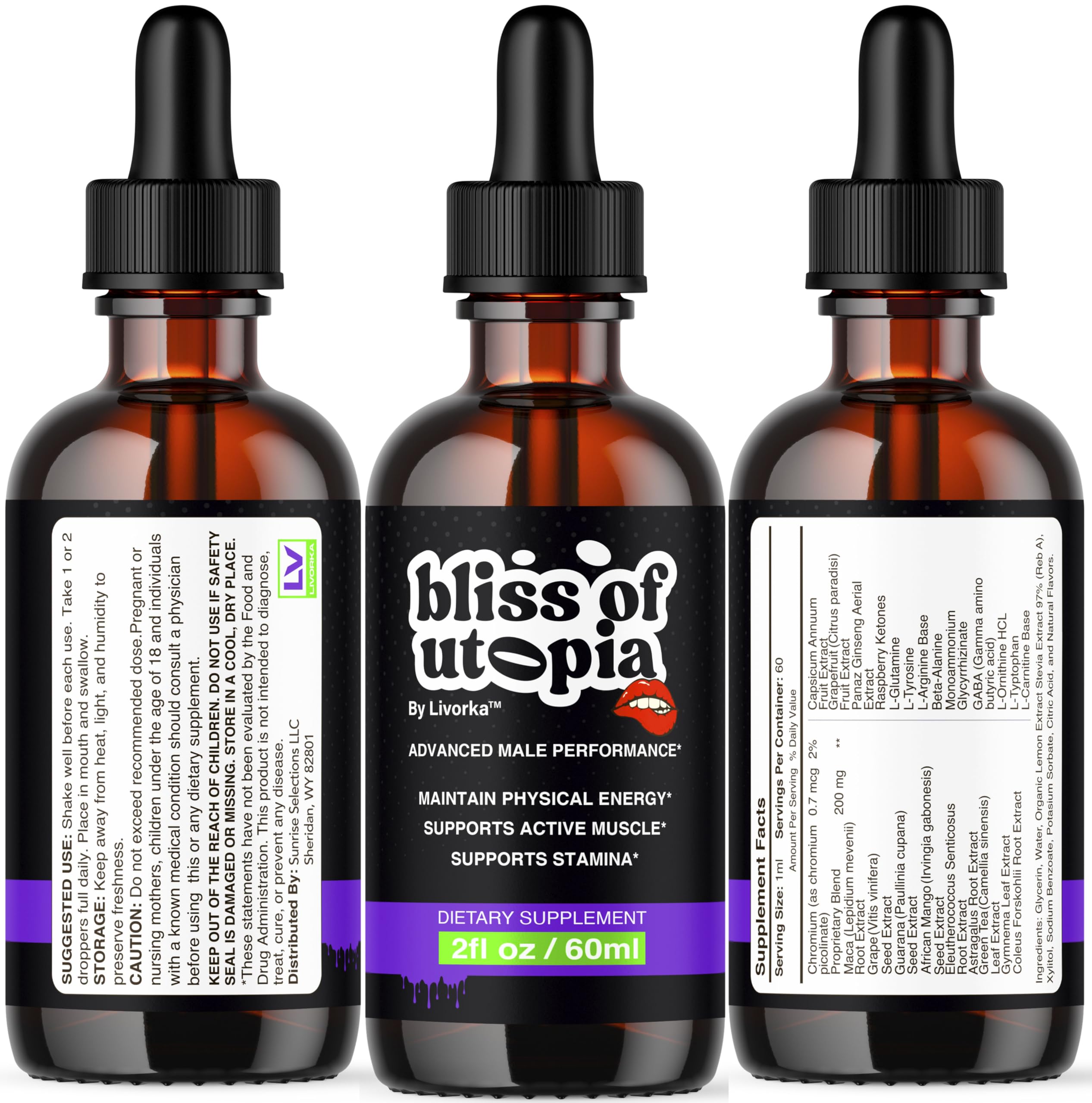 Bliss of Utopia Drops | Official Liquid Formula - Premium Energy Drops