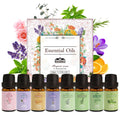 BlissfulBlend 8-Piece Pure Essential Oils Gift Set – Peppermint, Lavender, Eucalyptus & More