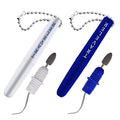 BLMHTWO 2 Pcs Metal Toothpick – Travel Dental Picks with Keychain & Stand Box