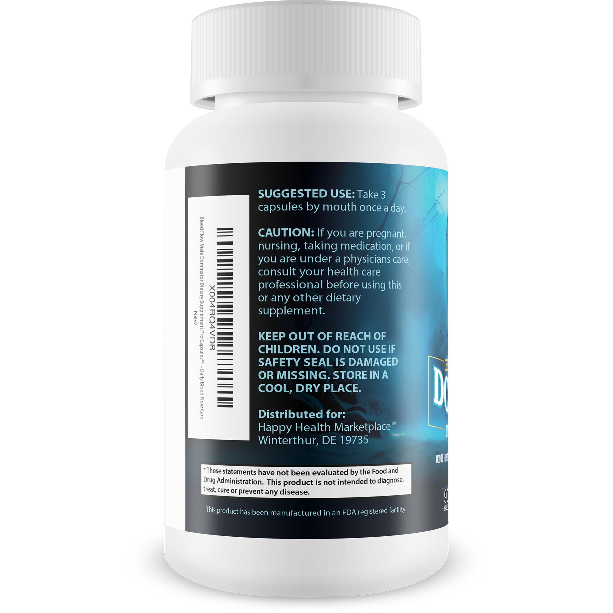 Blood Flow Male Dominator - Advanced Male Circulation & Nitric Oxide Booster | Rhino Supplements