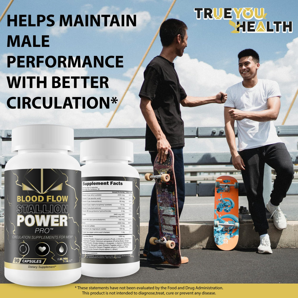 Blood Flow Stallion Power Pro – Male Circulation & NO Support