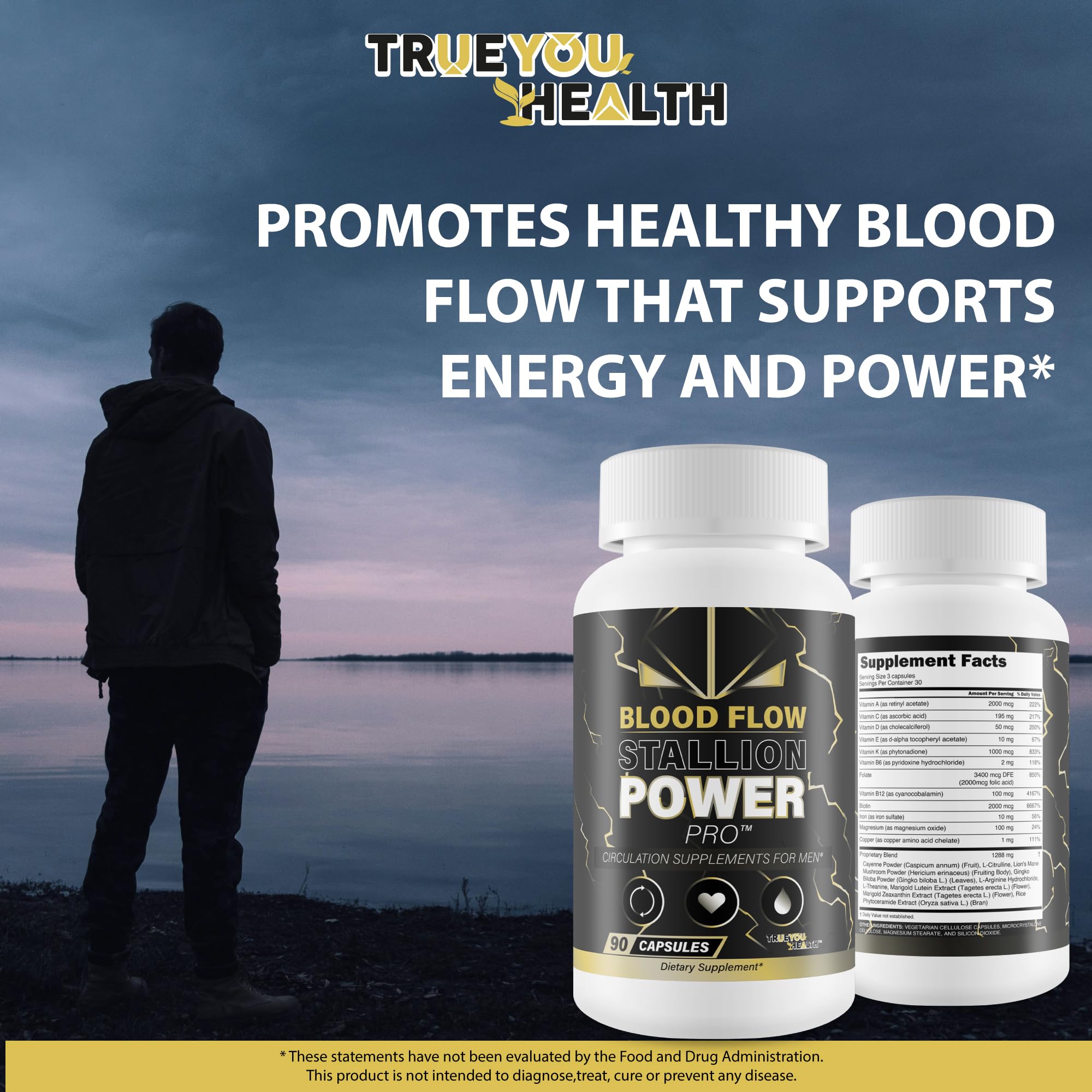 Blood Flow Stallion Power Pro – Male Circulation & NO Support