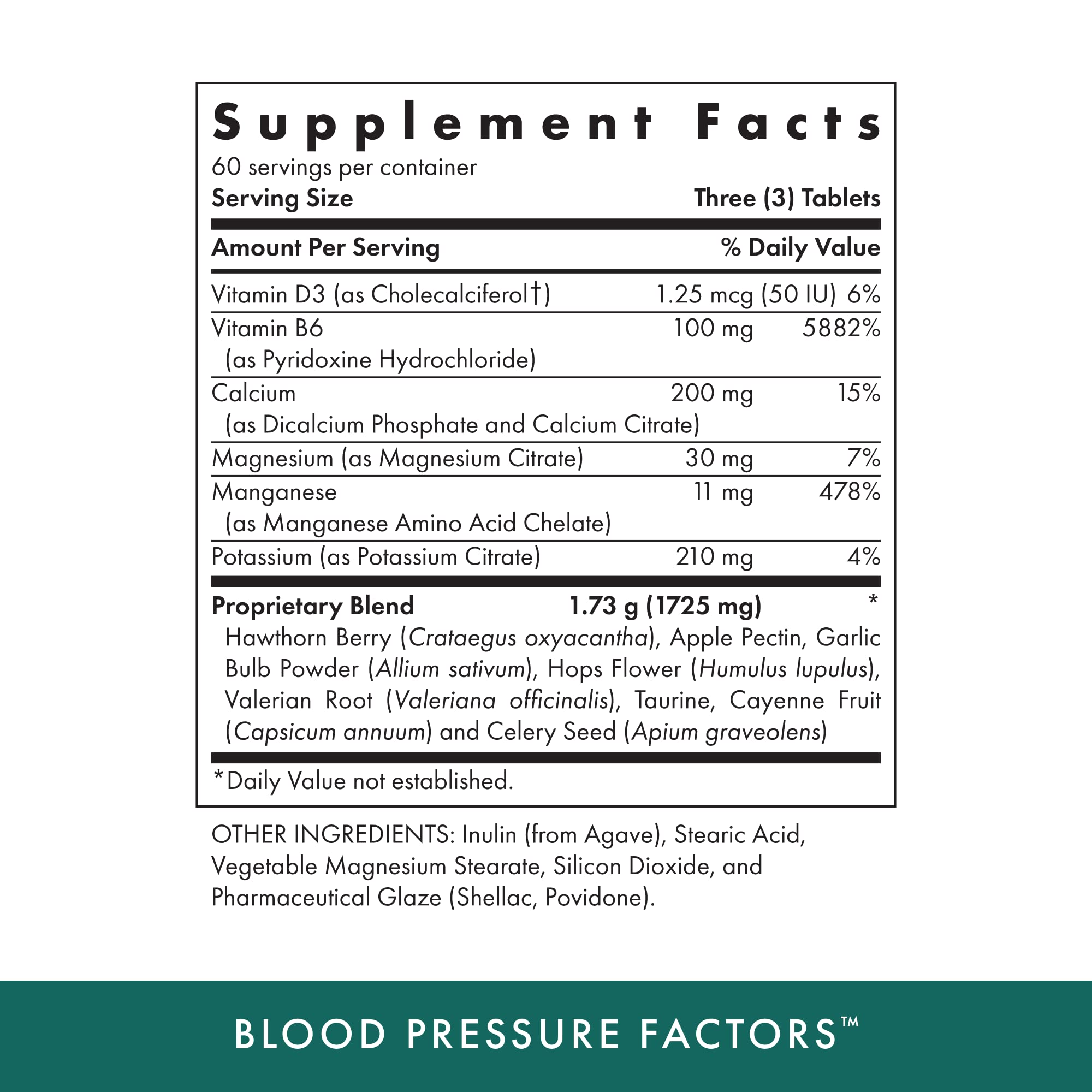 MICHAEL'S Health Naturopathic Programs Blood Pressure Factors - 180 Vegetarian Tablets, Pack of 2 - Provides Fluid Balance Support - Kosher - 120 Total Servings