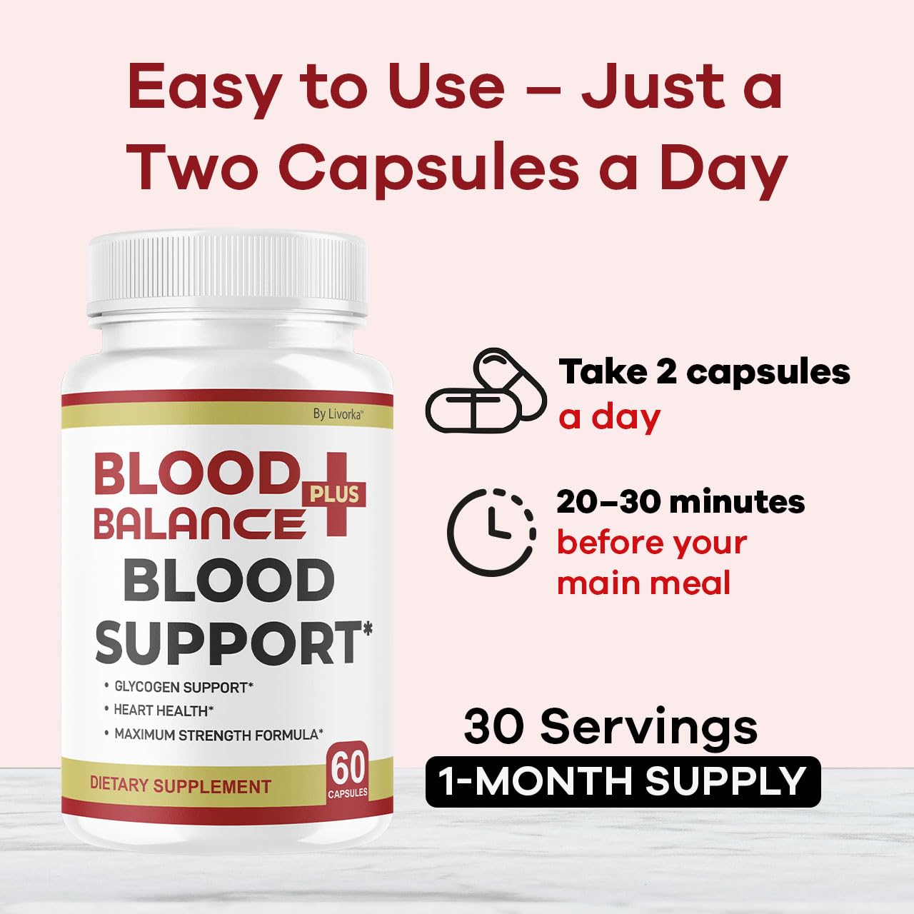 BloodBalance Plus Capsules – Official Multivitamin for Health | 60 Capsules