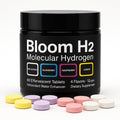 Bloom H2 Tabs – Hydrogen Water Tablets with Magnesium (12 ppm) – 60 Count, 4 Flavors