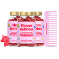 Bloom Robbins Hair Gummies - 5000 mcg Biotin, Vegan & Non-GMO, Hair Growth for Women (3-Pack)