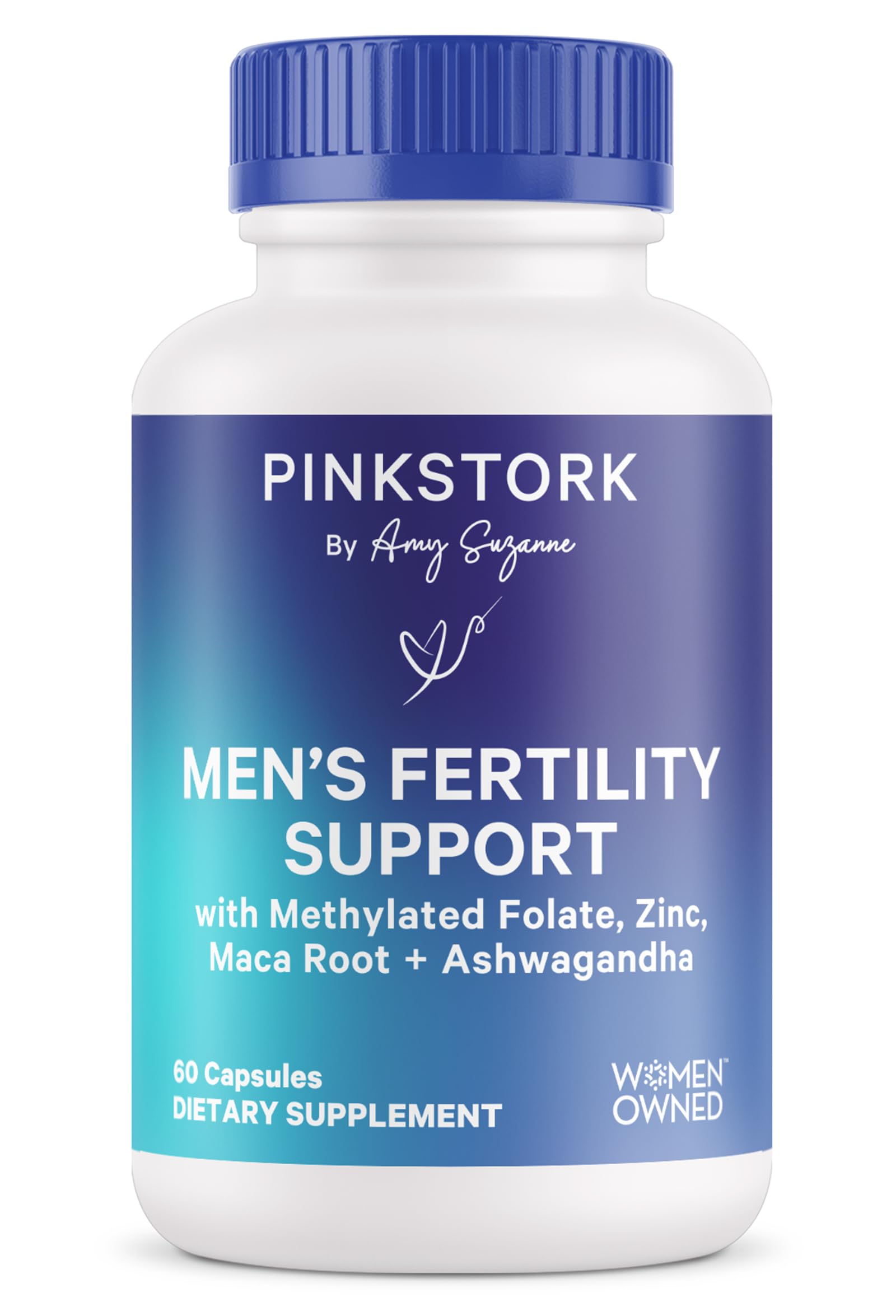 Blue Stork Fertility Supplements for Men – Male Prenatal Vitamins (60 caps)