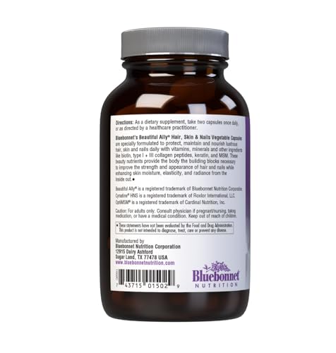 BlueBonnet Beautiful Ally Hair, Skin & Nails - Collagen Peptides, Gluten Free
