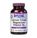 Bluebonnet Calcium Citrate Magnesium + Vitamin D3 Caplets – Bone Health, 90 Count
