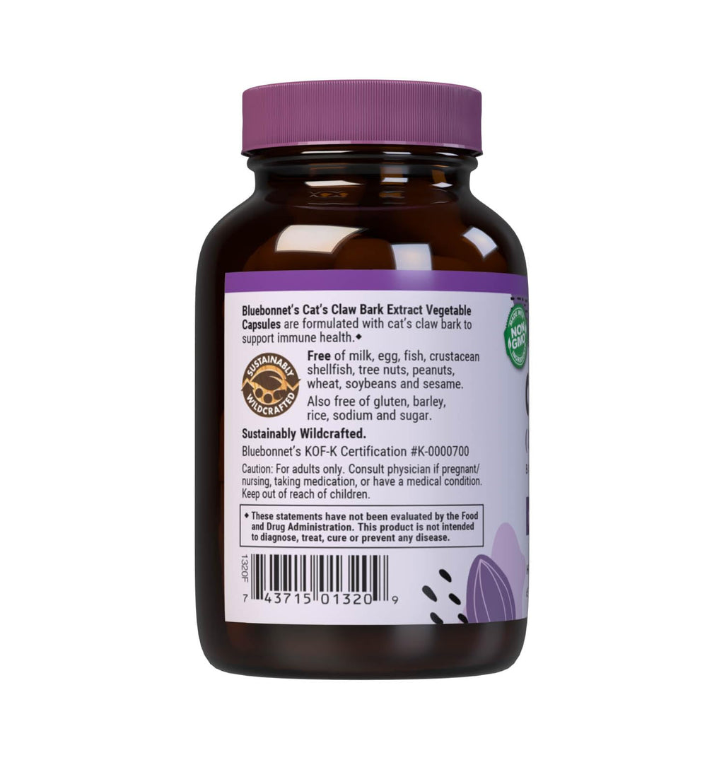 BlueBonnet Cat's Claw Bark Extract Supplement, 60 Count