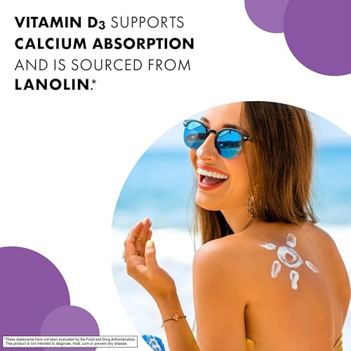Bluebonnet Vitamin D3 5000 IU (125 mcg) – 120 Veggie Capsules | Strong Bones & Immune Support