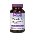 Bluebonnet Vitamin D3 5000 IU Softgels | Bone & Immune Support