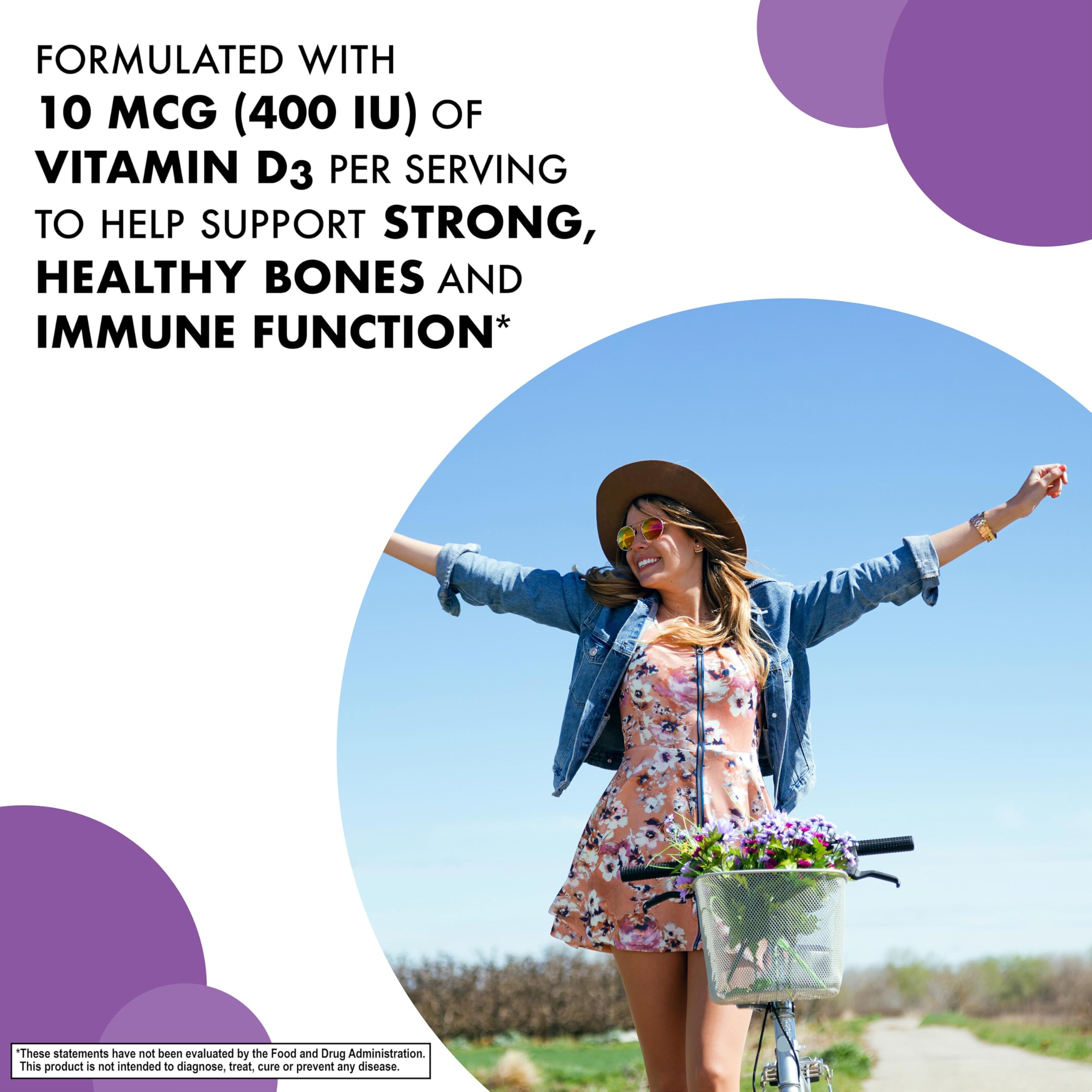 Bluebonnet Nutrition EarthSweet Vitamin D3 400 IU - 90 Chewables | Bone & Immune Support