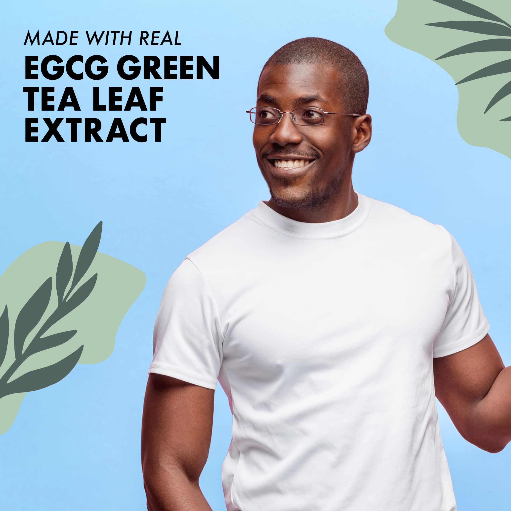 BlueBonnet EGCG Green Tea Leaf Extract Supplement – 120 Count