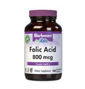 BlueBonnet Folic Acid 800mcg - 180 Veg Capsules (Non-GMO, Vegan, Kosher)
