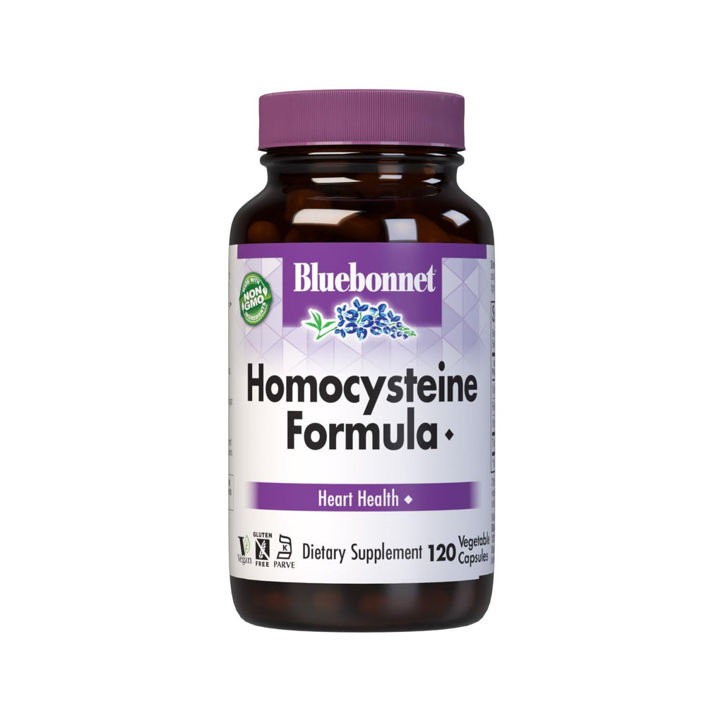 BlueBonnet Homocysteine Formula – 120 Count, Vegan & Non-GMO