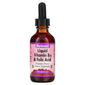 Bluebonnet Liquid Vitamin B12 & Folic Acid – Energy Boost | 2 fl oz, 59 Servings