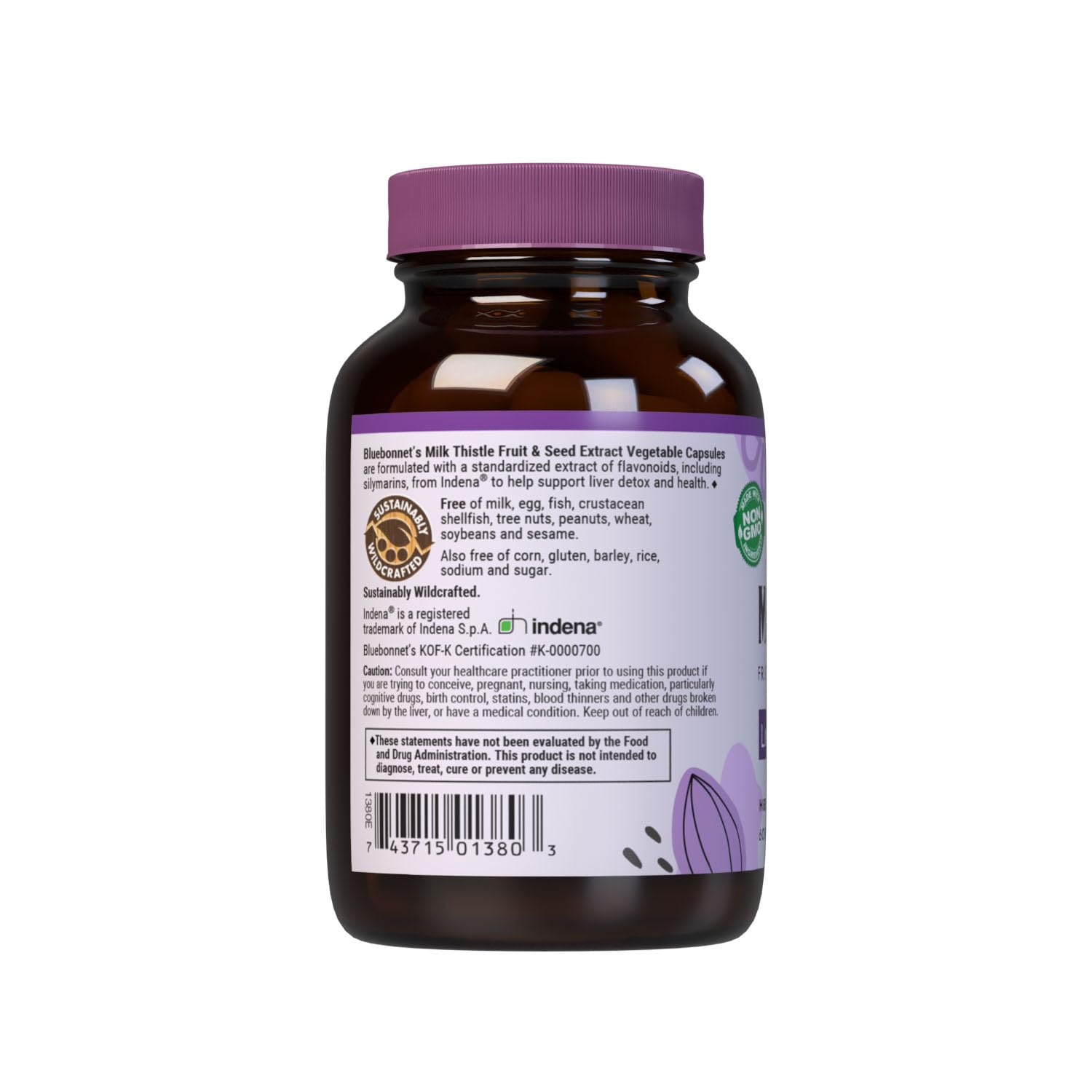 BlueBonnet Milk Thistle Fruit & Seed Extract - 60 Count | Liver Health