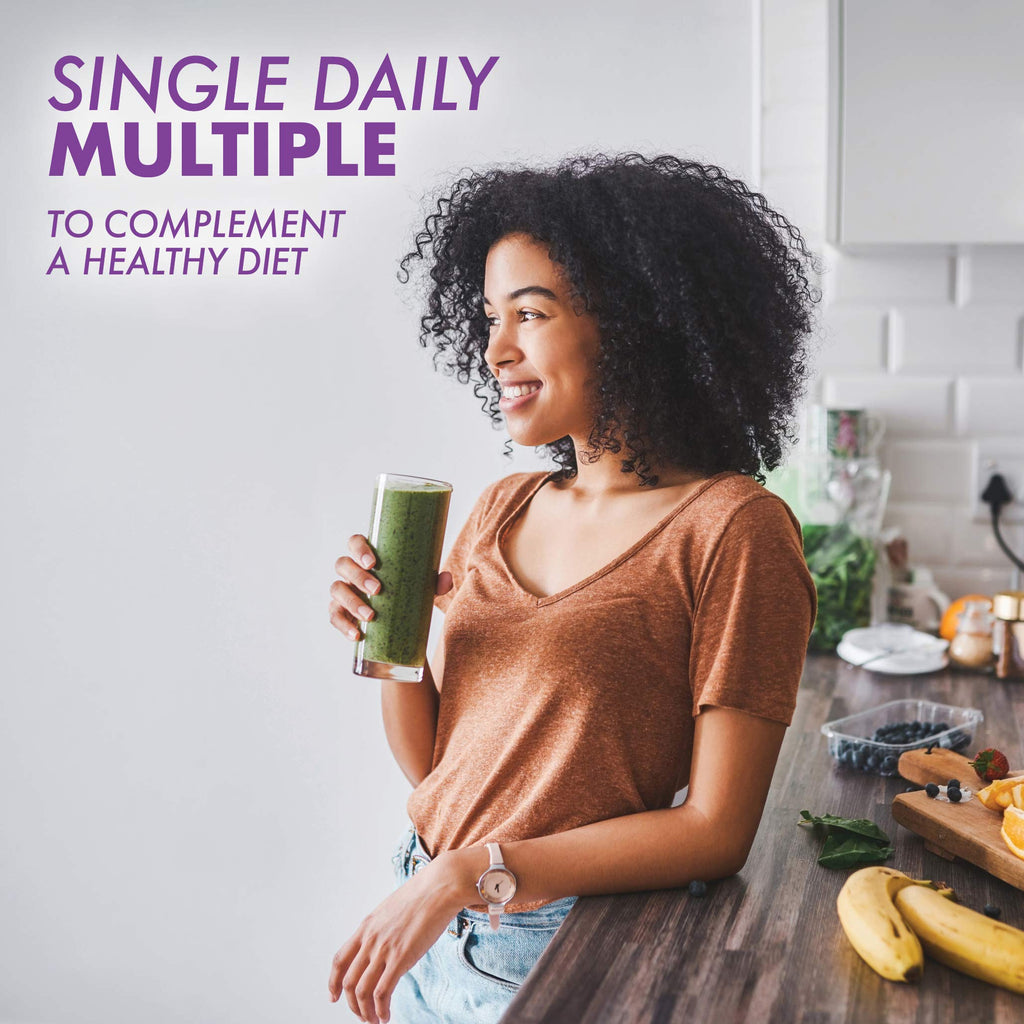Bluebonnet Mult One with Iron – Daily Multivitamin (60 Veg Capsules)