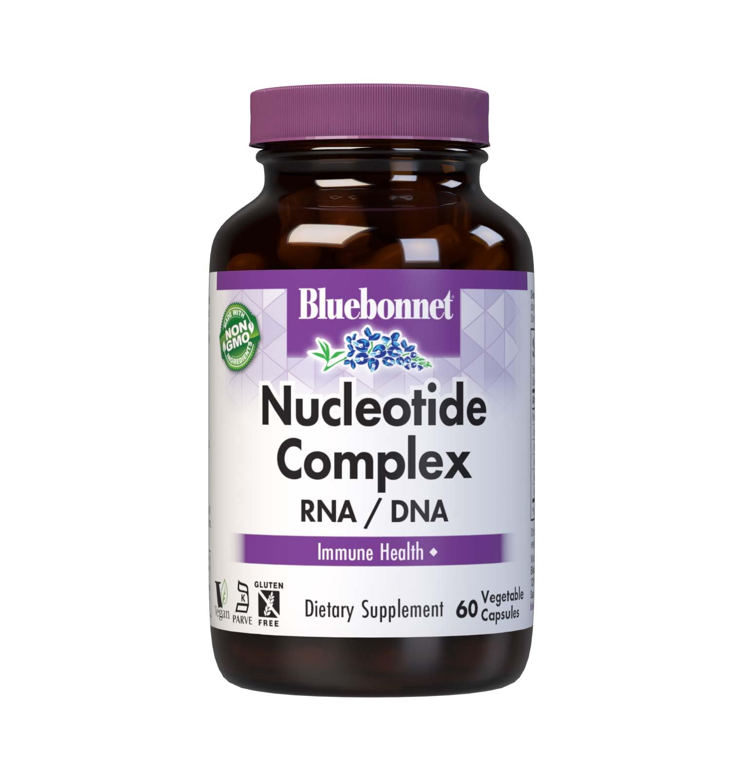 BlueBonnet Nucleotide Complex Supplement – 60 Count – White Bottle