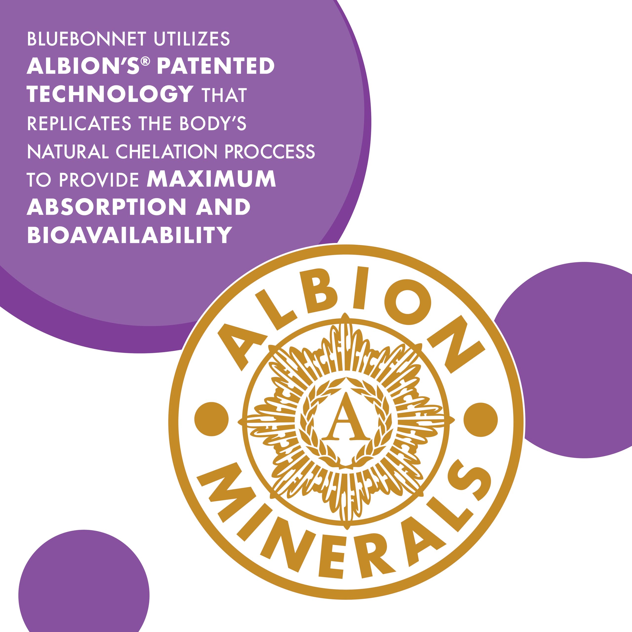Bluebonnet Nutrition Albion Chelated Magnesium 200 mg – 120 Veggie Caps, Vegan, Kosher