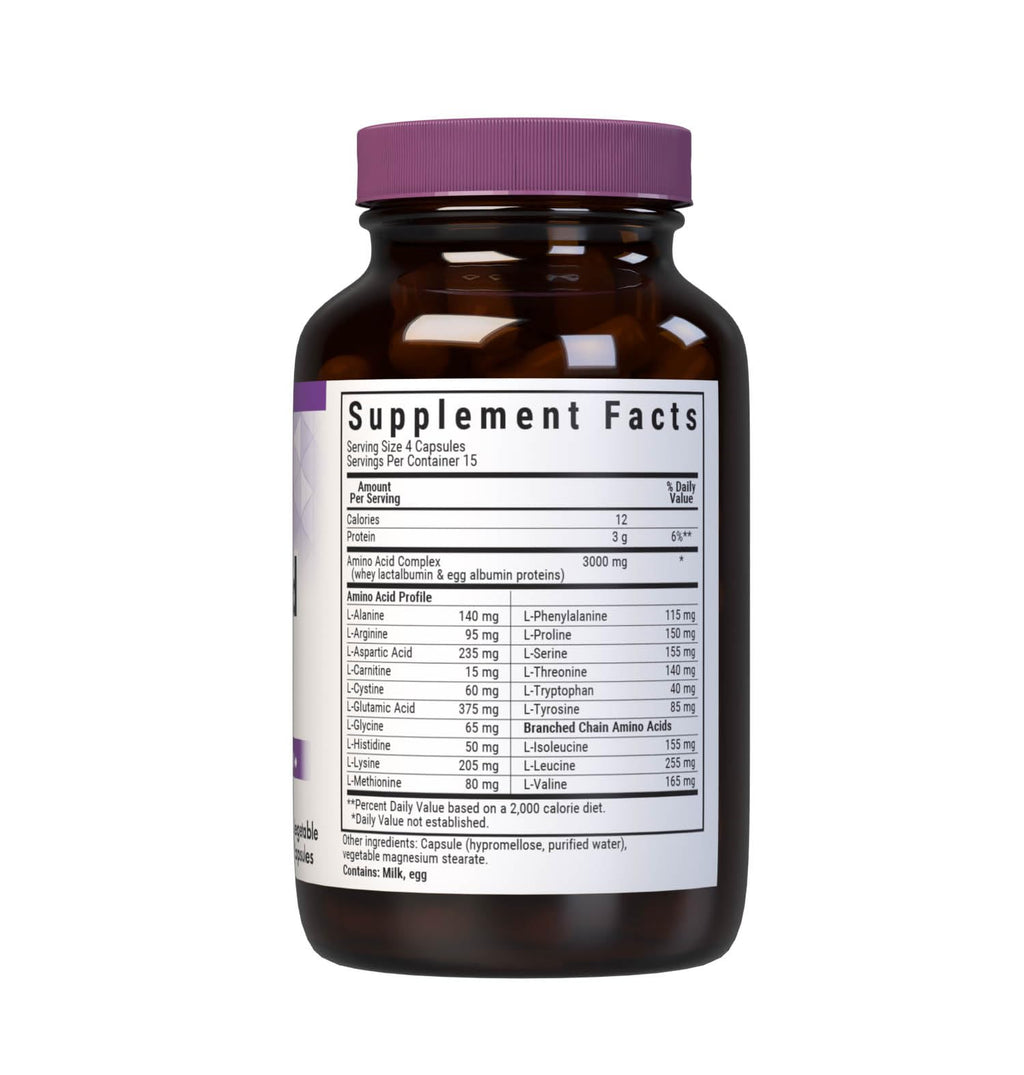 Bluebonnet Nutrition Amino Acid 750mg – High Potency, Soy-Free, Gluten-Free, Non-GMO | 60 Veg Capsules, 15 Servings