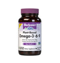 Bluebonnet Nutrition Plant Based Omega 3-6-9-1000 mg – for Heart Health* – Highly Absorbable Cold Pressed Oil – Non-GMO Project Verified, Vegan – Free of Gluten, Soy & Milk - 90 Softgels, 90 Serving