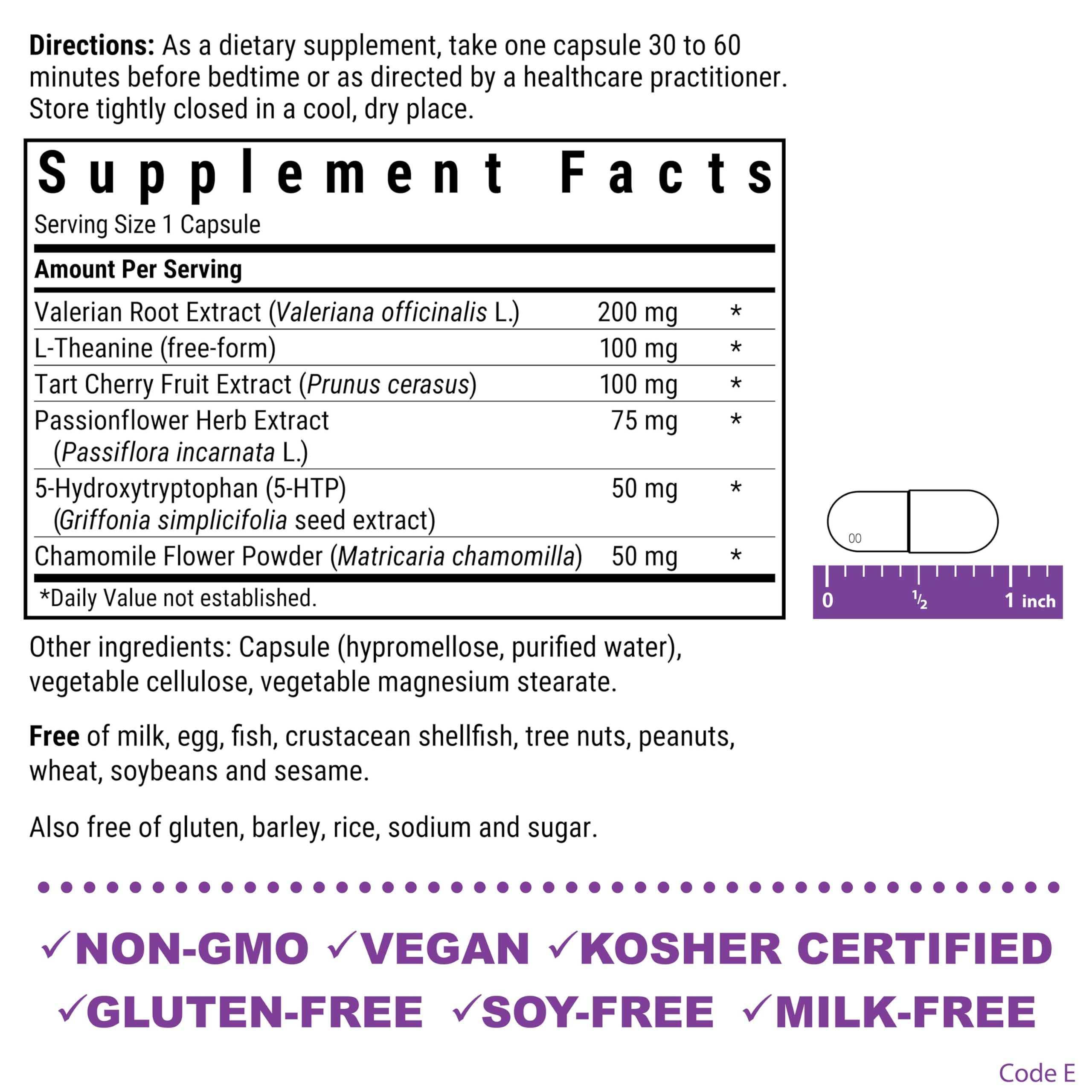 BlueBonnet Nutrition Targeted Choice Sleep Support – Whole Food-Based, Soy & Gluten Free