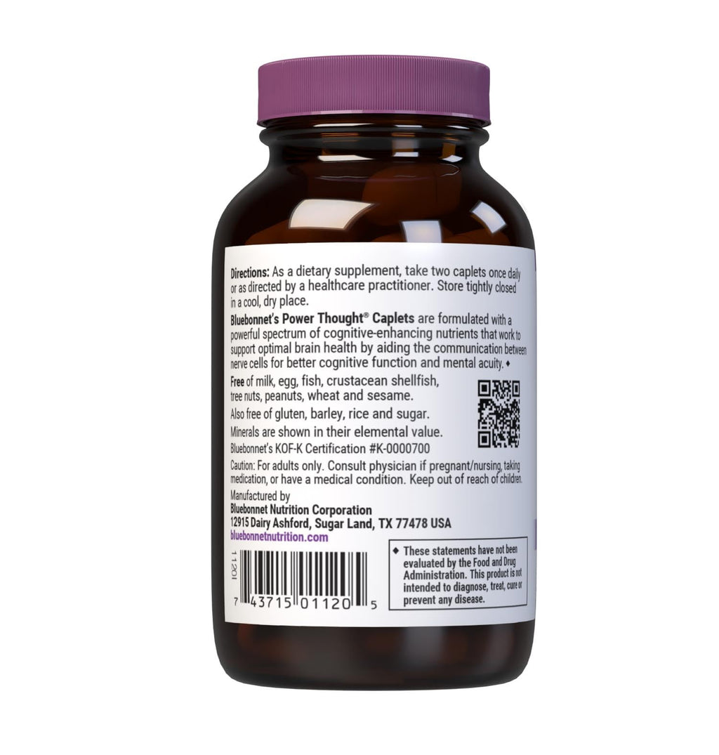 BlueBonnet Power Thought Supplement 60 Count – Cognitive Support