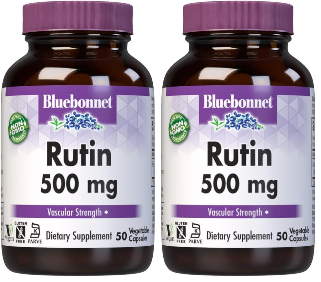 BlueBonnet Rutin 500mg - Plant-Based Antioxidant for Vascular Health