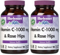 BlueBonnet Vitamin C-1000 mg + Rose Hips – Immune Support, Vegan