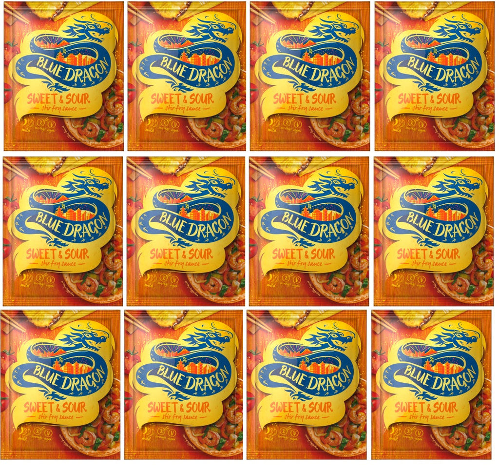12 x Blue Dragon Sweet & Sour Stir Fry Sauce 120g