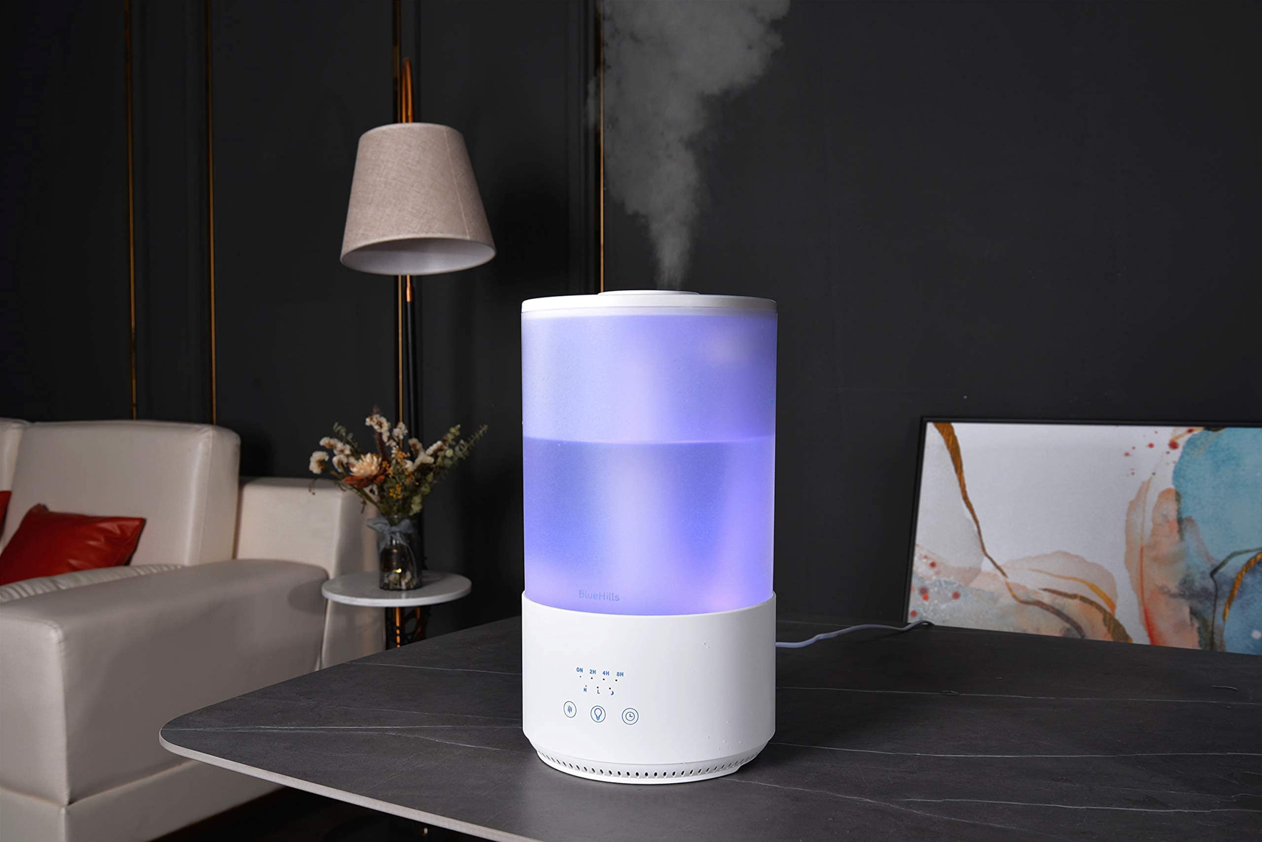 BlueHills 4000 ml Tall Essential Oil Diffuser | 50-Hour Run, Remote