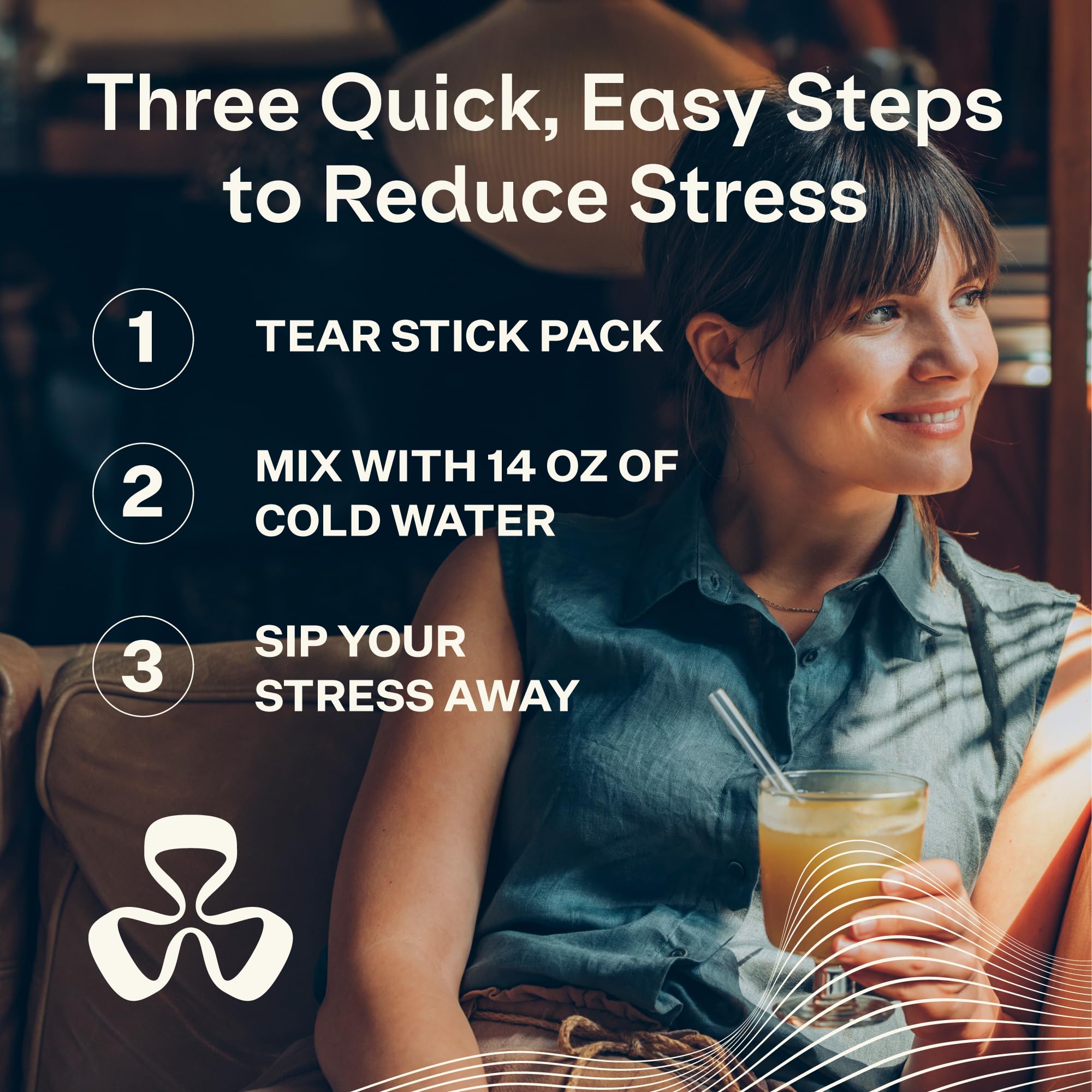 Blueshift Stress Relief Drink Mix - Blackberry Sage (Zero-Sugar, 10 ct) with Ashwagandha, L-Theanine & GABA