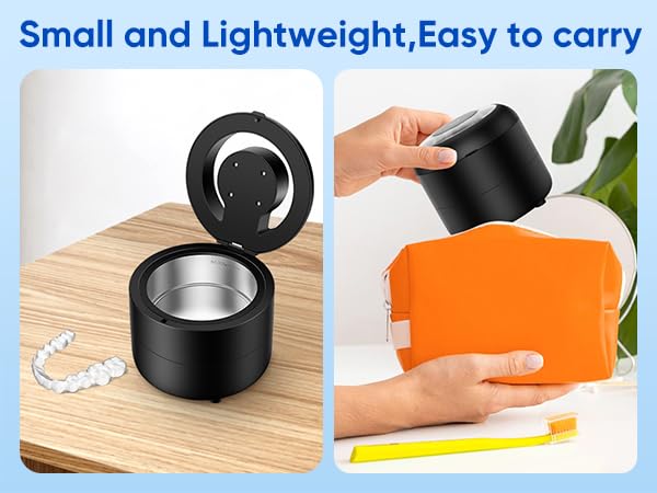 BlumWay Retainer Cleaning Machine – 45kHz for Dentures, Braces & Mouth Guards