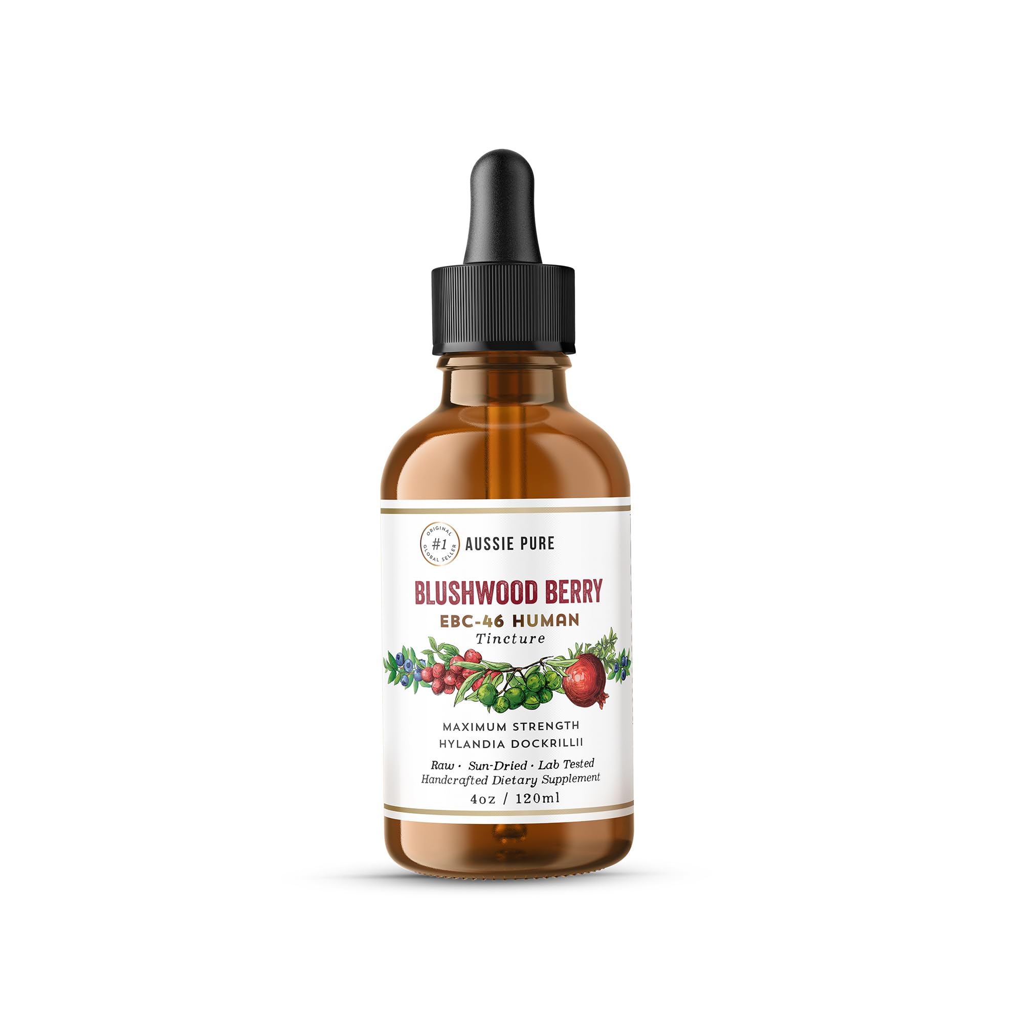 Blushwood Berry EBC-46 Tincture – Immune & Cell Defense (120ml) – Alcohol-Free, Vegan
