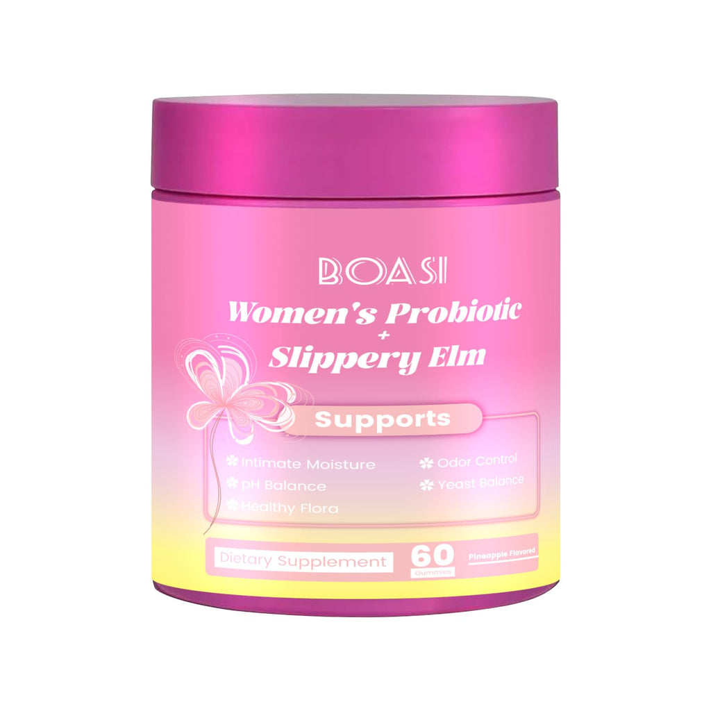 Boasi Her Juicy Vaginal Probiotics Gummies – Pineapple Flavor, pH Balance & Immunity