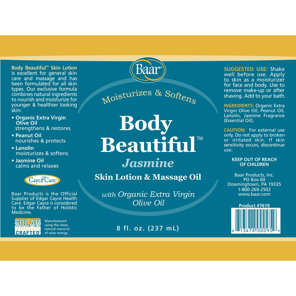 Body Beautiful Jasmine Scent - Nourishing Body Oil