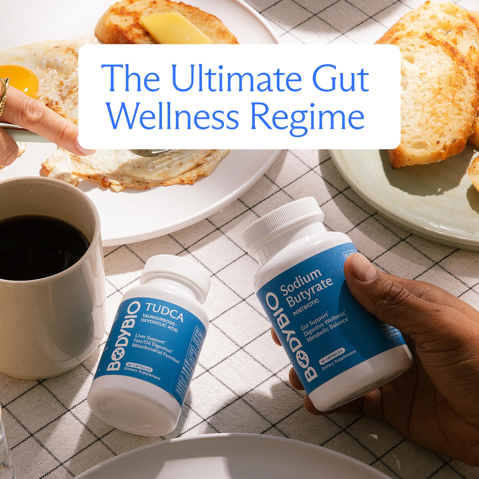 BodyBio Butyrate Postbiotic for Gut Health | Digestive Support & Leaky Gut Repair
