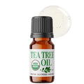 BodyJ4You Pure Tea Tree Oil - 5 ml, USDA Organic, Undiluted, Non-GMO