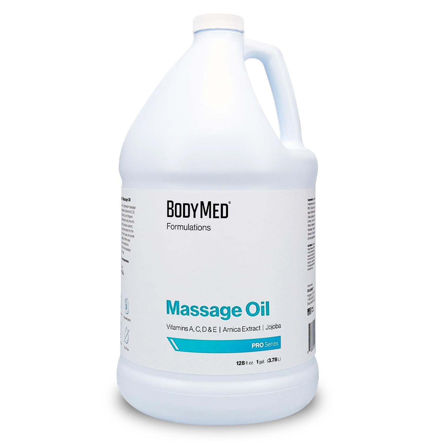 BodyMed Formulations Massage Oil, 1 gal. – Fragrance-Free, Leaping Bunny Certified