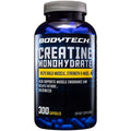 BODYTECH Creatine Monohydrate Capsules - Micronized for Maximum Absorption | Build Strength & Endurance