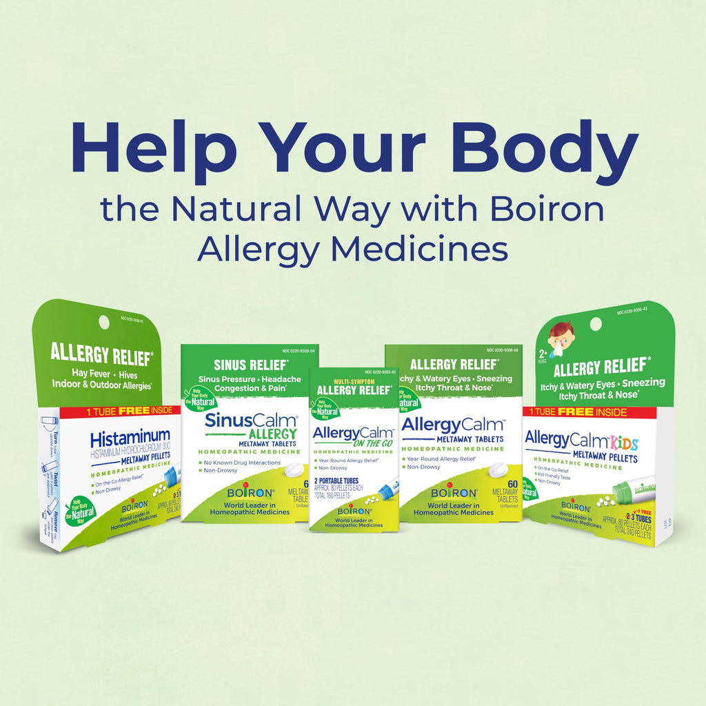 Boiron AllergyCalm On the Go - Targeted Allergy Relief Pellets (2 Count, 160 Pellets)
