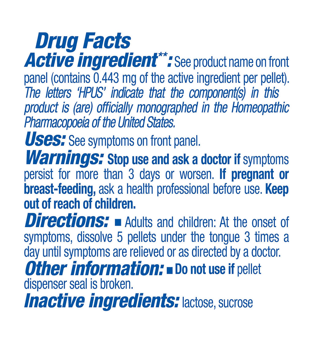 Boiron Arnica Montana 30C – Homeopathic Medicine for Muscle Pain & Stiffness (Pack of 3, 240 Pellets)
