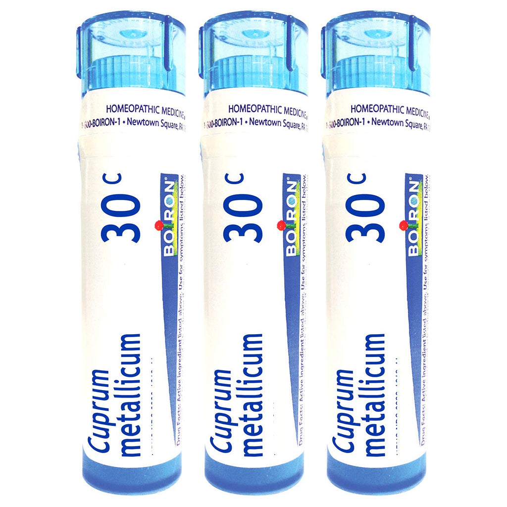 Cuprum Metallicum 30C Homeopathic – Sudden Muscle Cramps (Boiron) Pack of 3