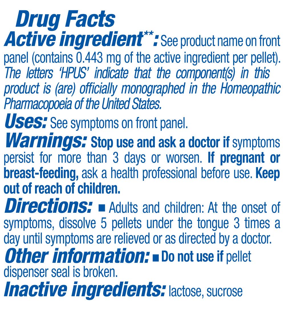Boiron Gnaphalium Polycephalum 30C – Homeopathic Medicine for Sharp Leg Nerve Pain (80 Pellets)